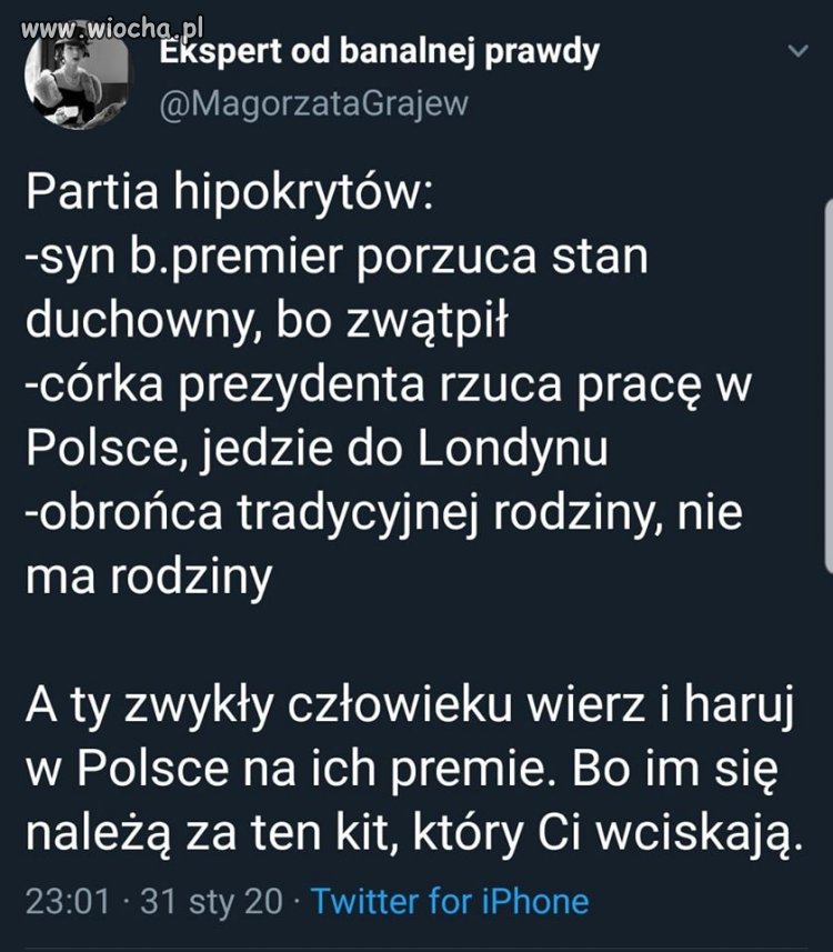 No to powstaje pytanie...czy się wstydzą swoich 