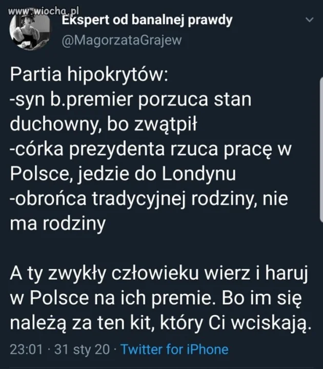 No to powstaje pytanie...czy się wstydzą swoich 