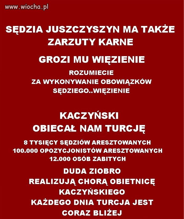 A tylko za to,że został wyznaczony do sprawdzenia