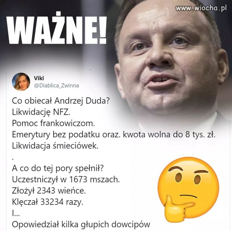 Co obiecał? 