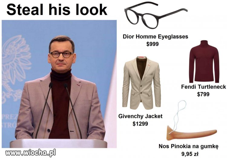 Przebranie Pinokia 