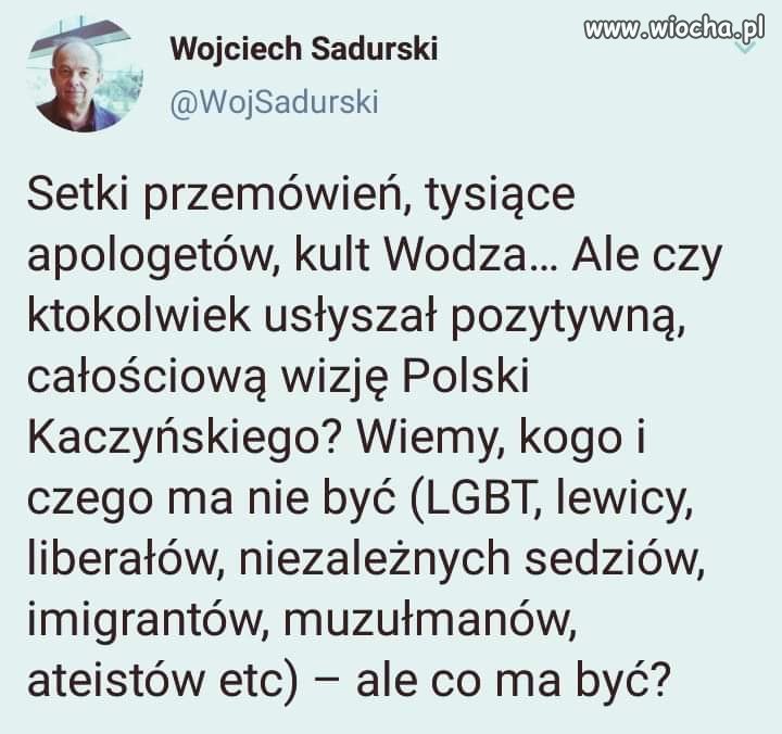 Wiadomo czego nie będzie... 