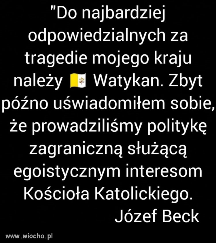 Szkoda, że tak późno  to zrozumiał ...