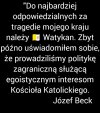 Szkoda, że tak późno  to zrozumiał ...