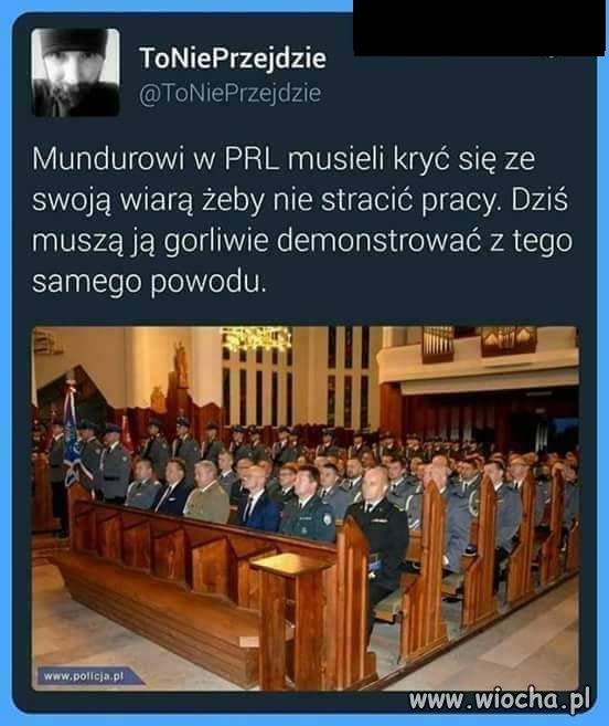 Niektórzy nie lubią policji...ok