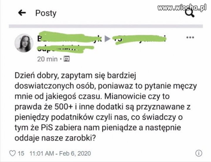 Pewna Grażyna zadała 'serious question' 
