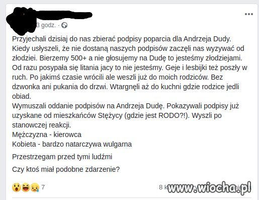 Rozumiem zbieranie podpisów, ale bez przesady