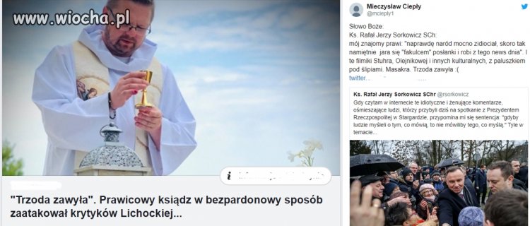 A niech dalej wpie...ą się w politykę