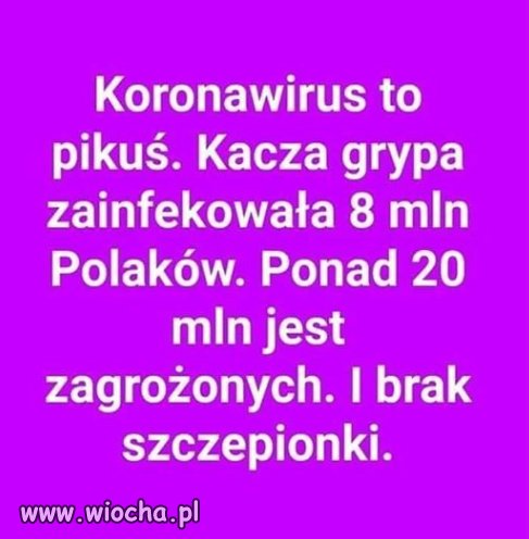 To już jest epidemia