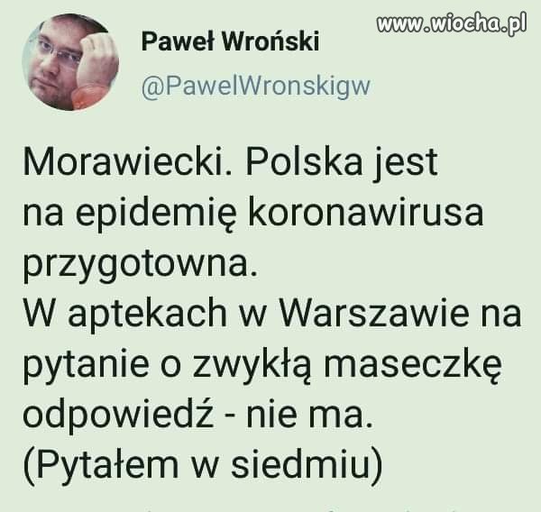 Winny koroniwurusa w Polsce będzie 