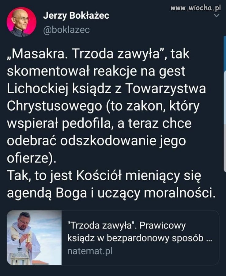 Spasione czarne klechy przy korycie ...