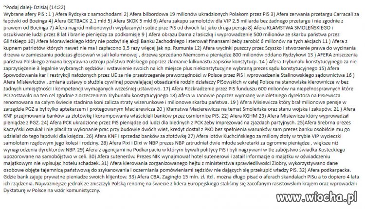 Dobre zmiany PiSu, na gorsze...