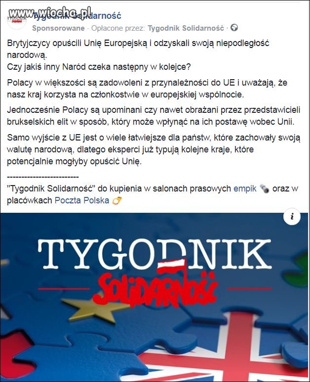 Jawne namawianie do Polexitu