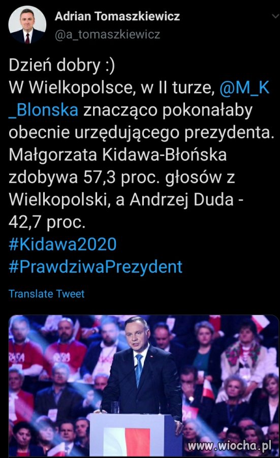 Jest nadzieja na zmianę - Dobrą zmianę