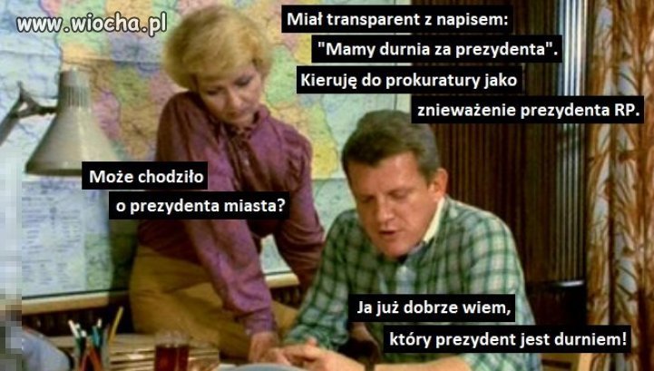 Zamykamy za znieważenie