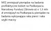 W 2010 NFZ zmniejszył pieniądze  o 1,3 mln