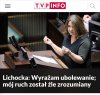 Lichocka ubolewa...