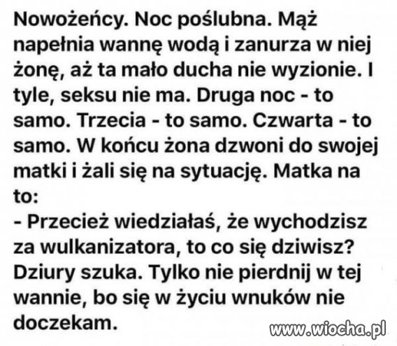 Noc poślubna .