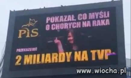 Takie billboardy w całej Polsce to świetny pomysł.