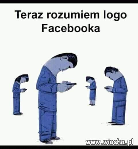 Teraz rozumiem logo Facebooka