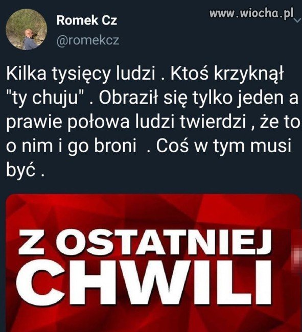 O kim może być mowa?