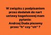 Jest pytanie...