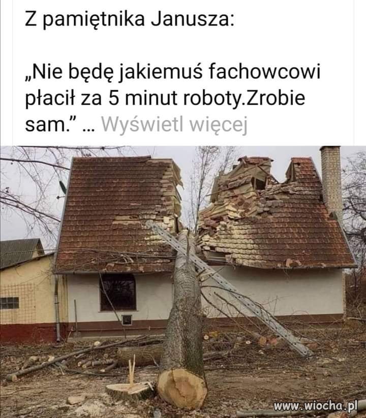 Januszowi przypomniało się, 