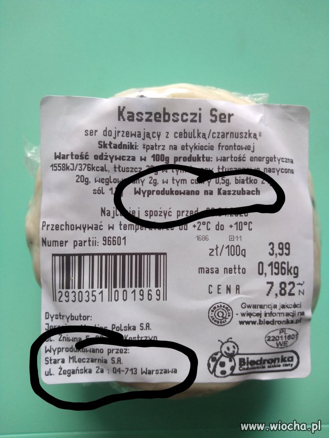 Wyprodukowano na Kaszubach w Warszawie