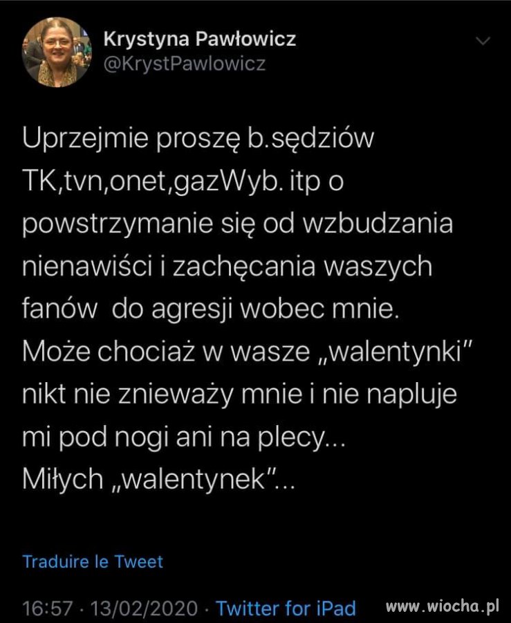 Krysiu, nie czekasz na kartki od wielbicieli ?