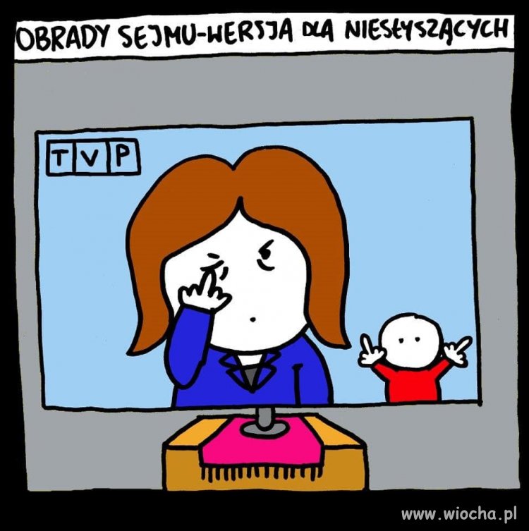 Obrady sejmu ...