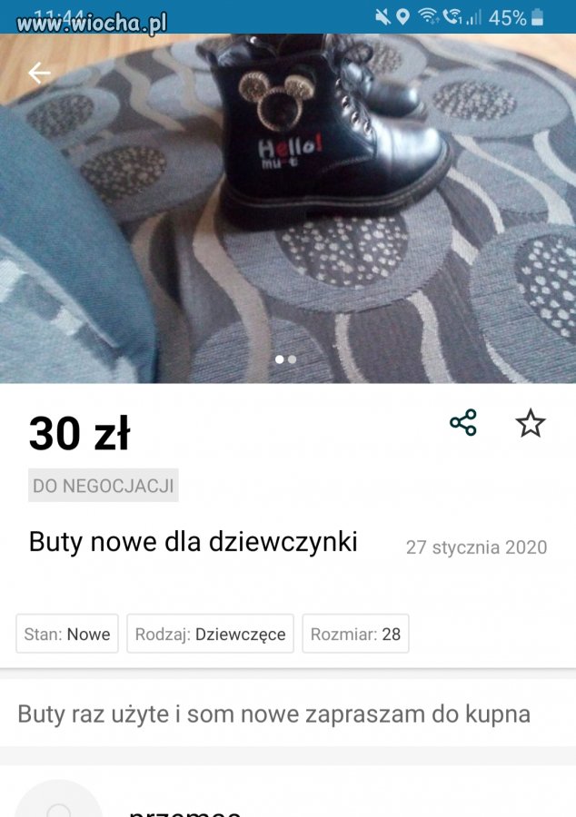 Używane,ale nowe 