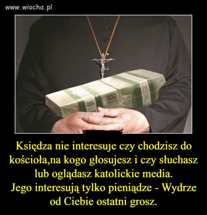 Oto cała tajemnica wiary, złoto euro i dolary.