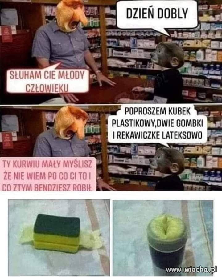 Sprzedawca się zorientował.