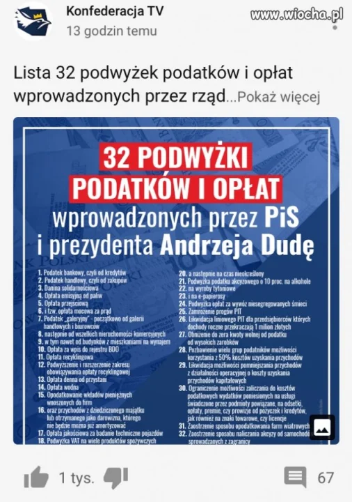 Polacy lubią niskie podatki, dlatego