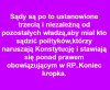 Jestem za reformą bo nie wszyscy są święci