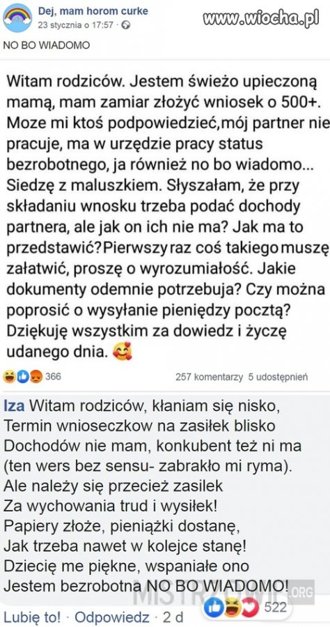 No bo wiadomo
