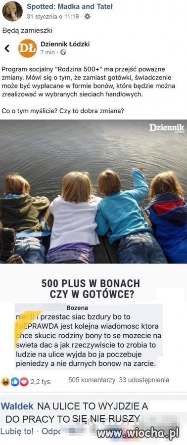 500+ w bonach czy w gotówce?