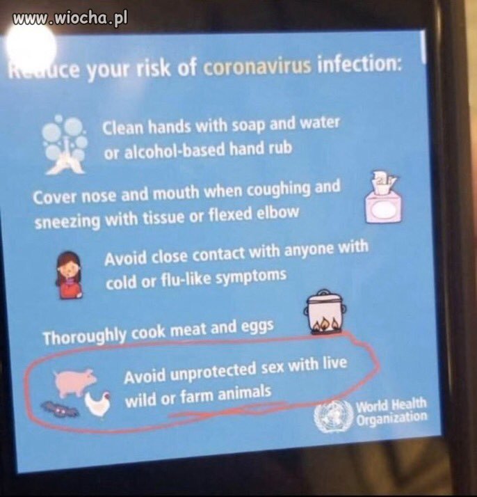 Jak unikać coronavirus-a...