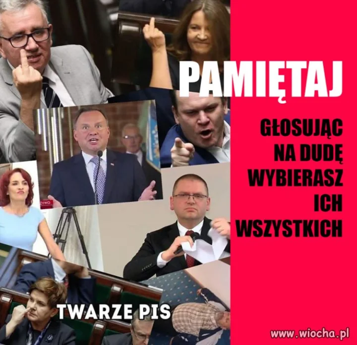 Pamiętaj o tym przy głosowaniu ...