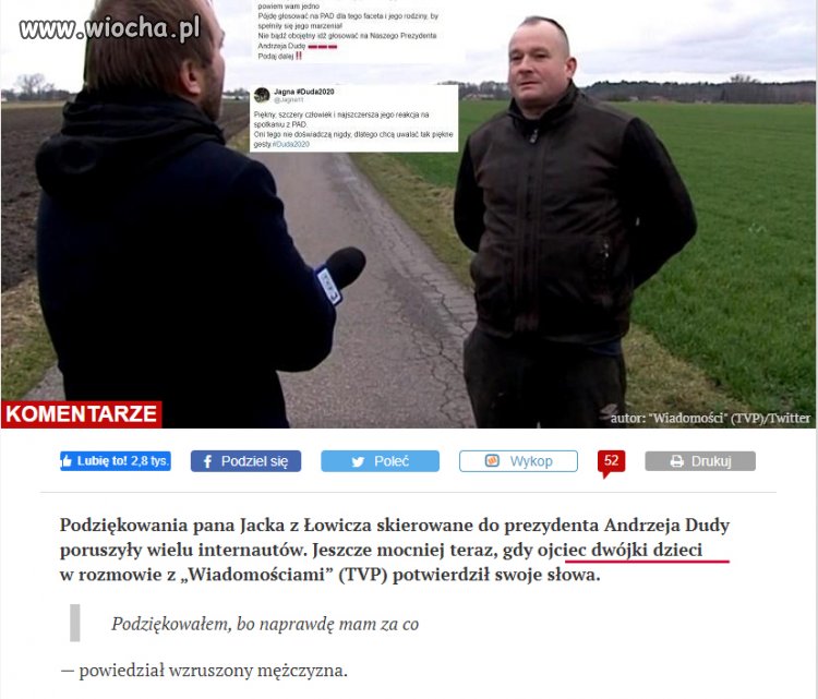 Ojciec który nie wie ile ma dzieci 
