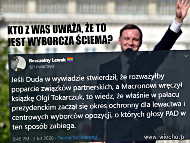 Prezydent z tektury ...