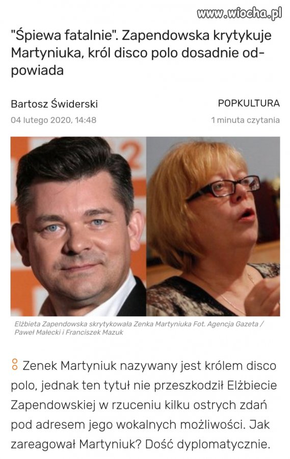 Szczerze mówiąc...