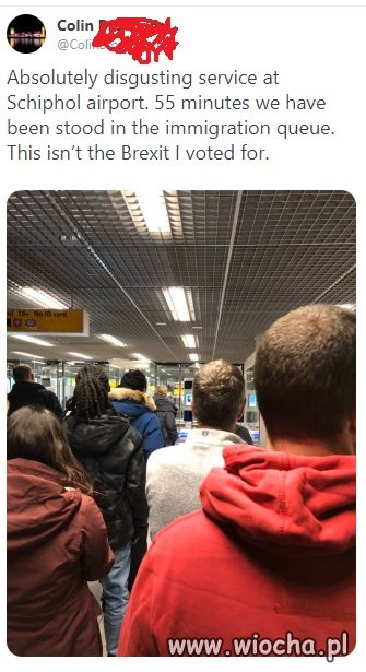 Colin zaskoczony Brexitem, za którym głosował.