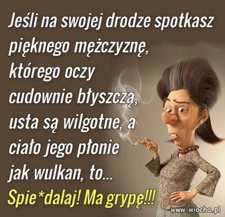 Ma grypę