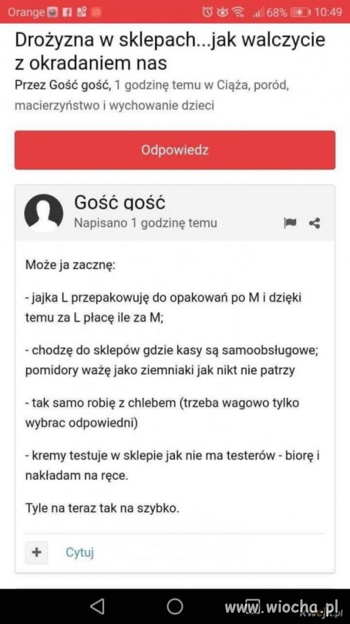 Jak walczycie z drożyzną? 