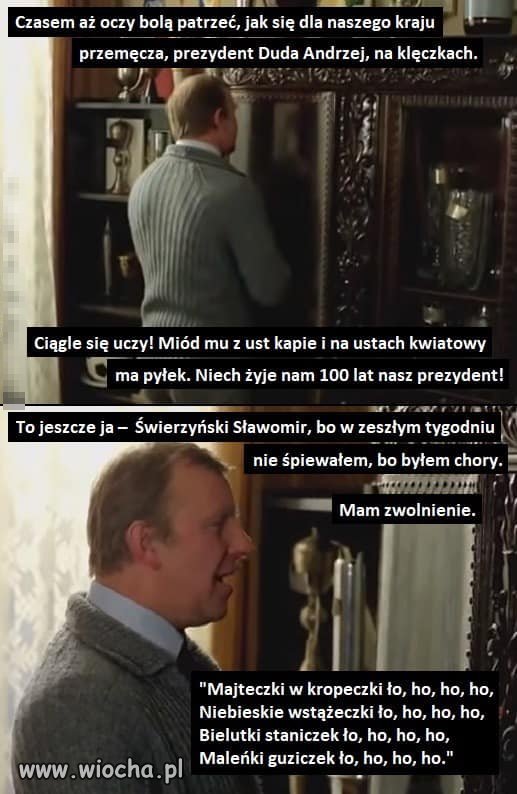 Miód z ust prezydenta spływa bezpośrednio w nasze