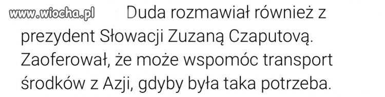 Ten to ma znajomości w Chinach. 