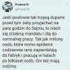Wybrańcy narodu myślą inaczej...