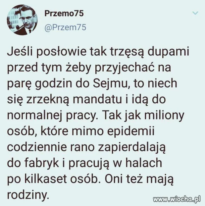 Wybrańcy narodu myślą inaczej...