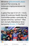 Szumowski udający ministra zdrowia wolał się bawić